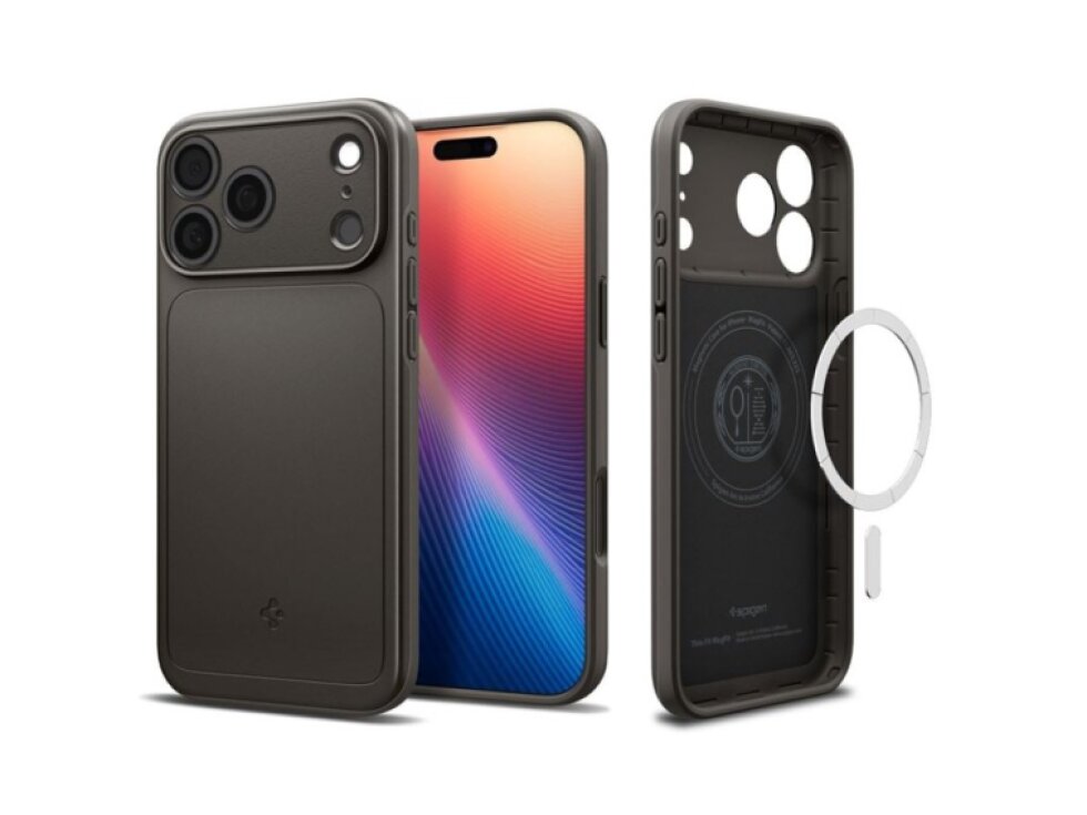 Spigen Thin Fit MagSafe kryt pre iPhone 17 Pro Max - Gunmetal