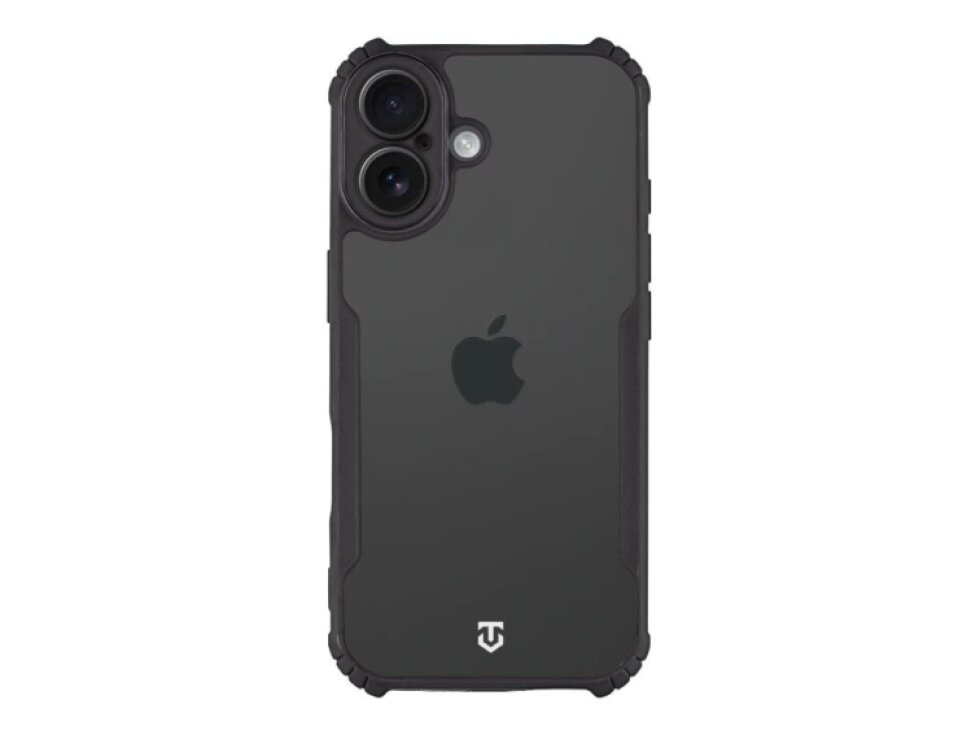 Tactical Quantum Stealth kryt pre iPhone 17 - číry/čierny