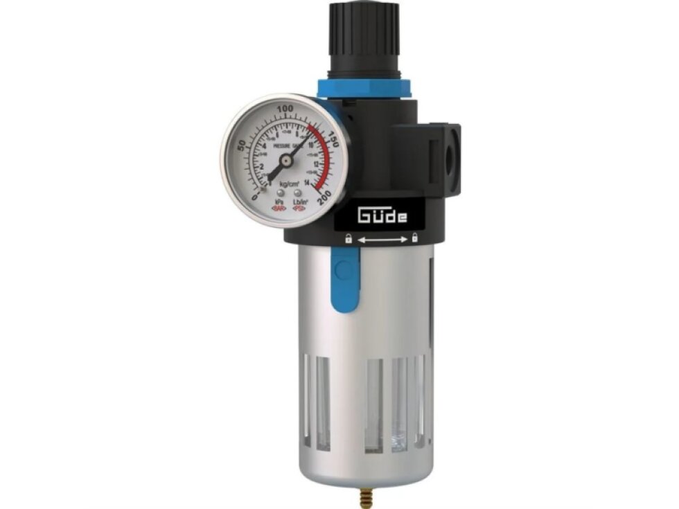 Güde Redukčný ventil s filtrom 1/4", 0-10 barov