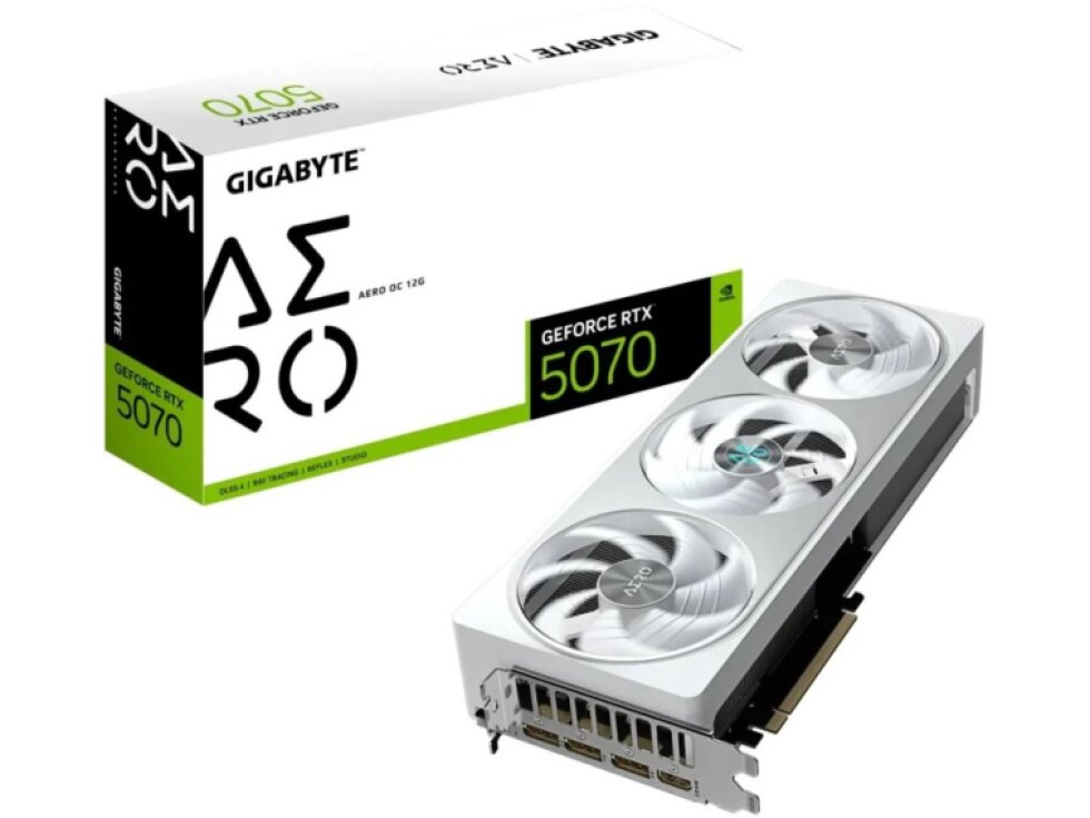 GIGABYTE GeForce RTX 5070 AERO OC 12G