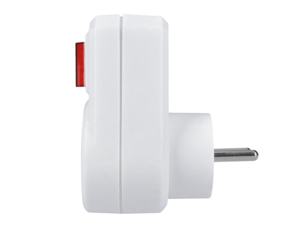 Zásuvka Solight 16A s vypínačom, biela, detská poistka