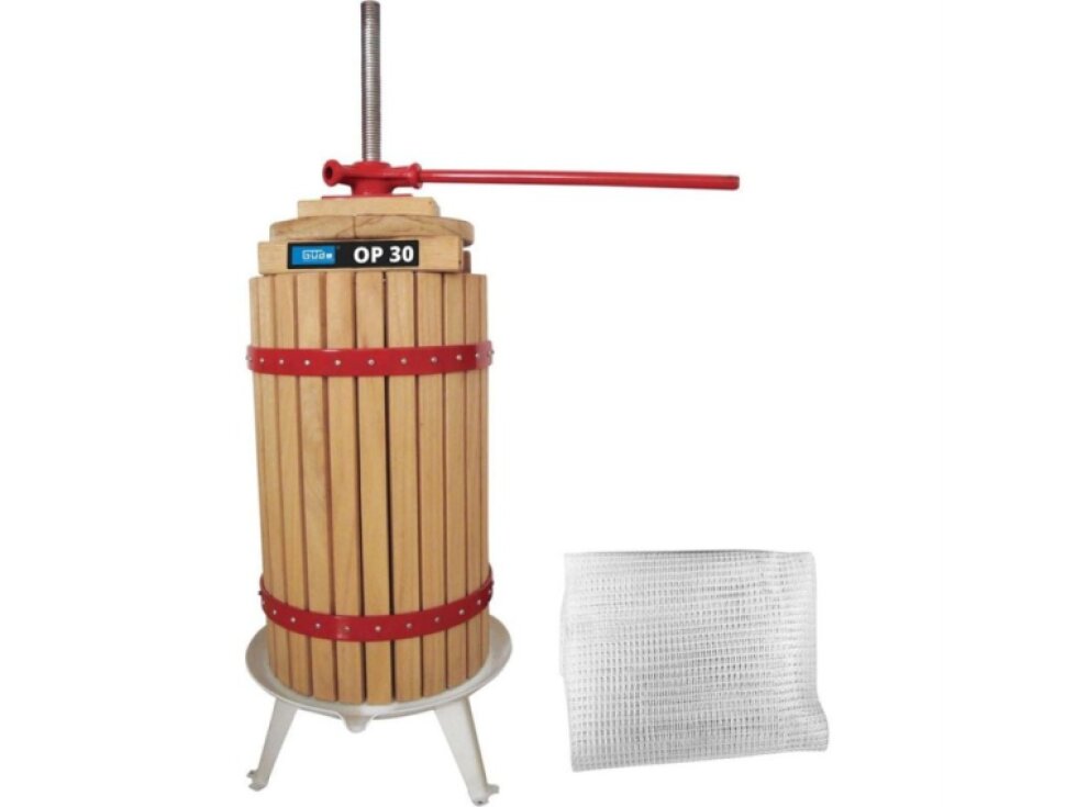 GÜDE OP 30 - Ručný lis na ovocie s 30L košom