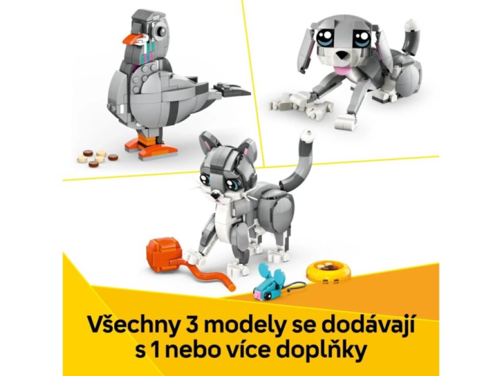 LEGO® Creator 3 v 1 Hravá kočka 31163