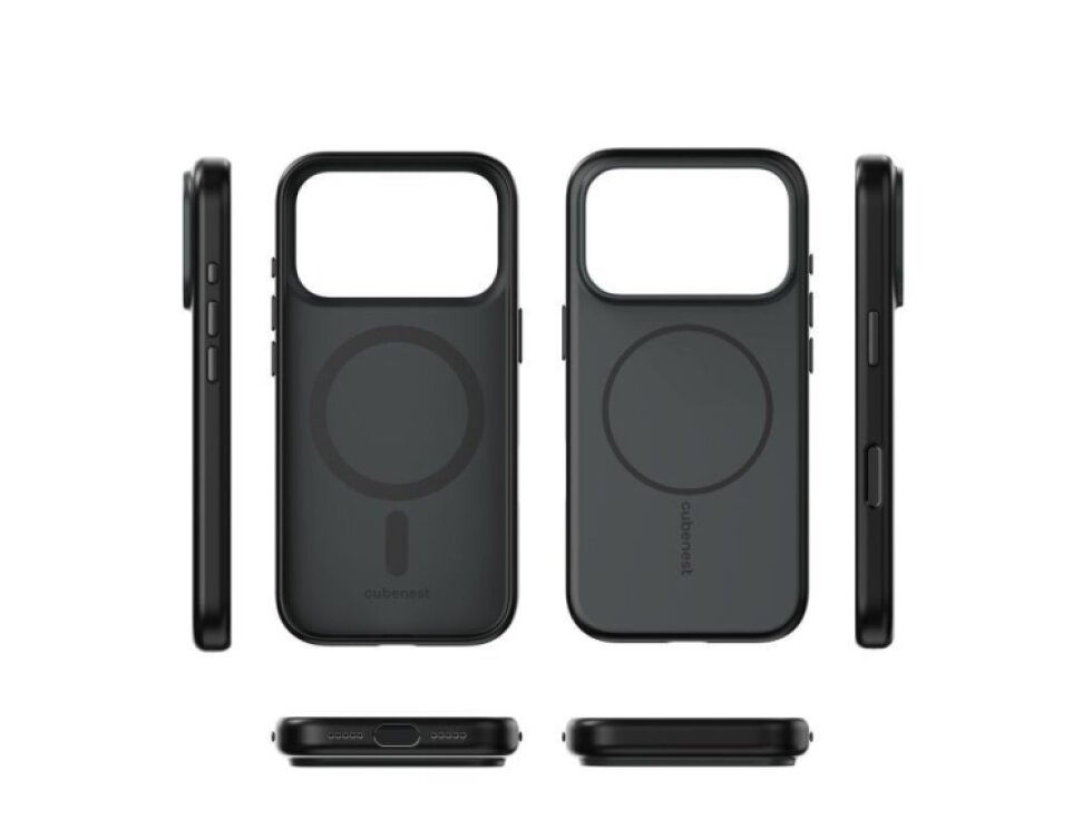 Cubenest Kryt pre iPhone 17 Pro - MagSafe, čierny