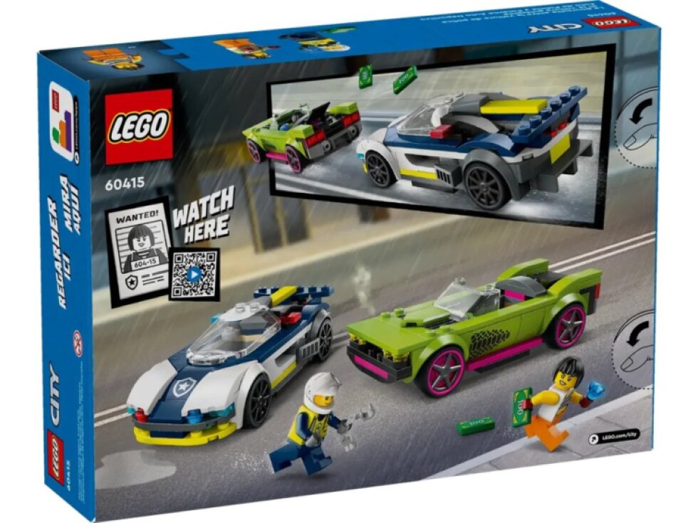 LEGO® City Honička policejního auta a sporťáku 60415