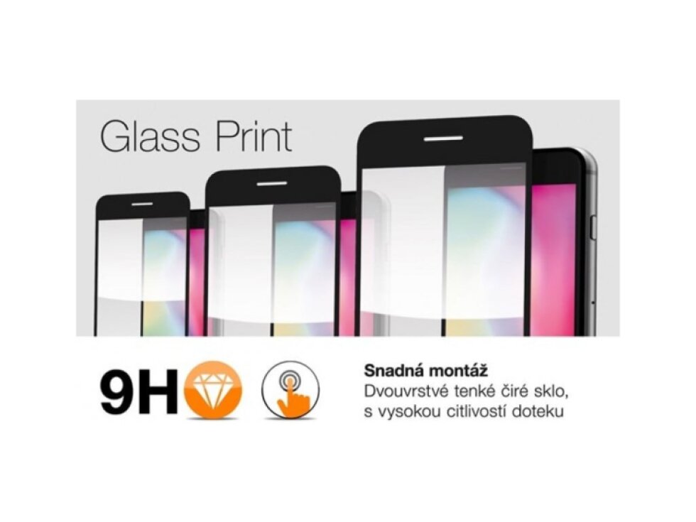 ALIGATOR Ochranné sklo GLASS PRINT iPhone 17 Pro Max, čierne