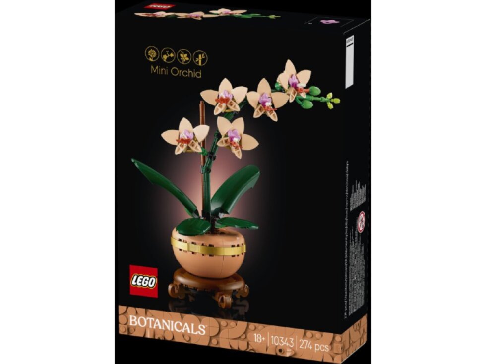 LEGO® Botanicals Miniaturní orchidej 10343