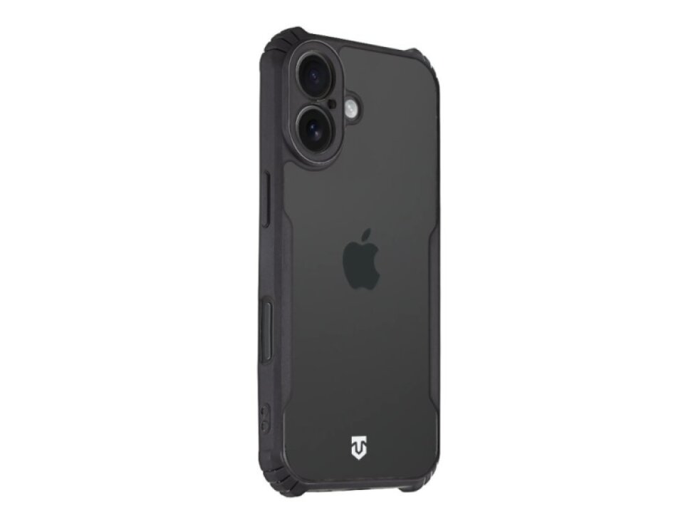 Tactical Quantum Stealth kryt pre iPhone 17 - číry/čierny