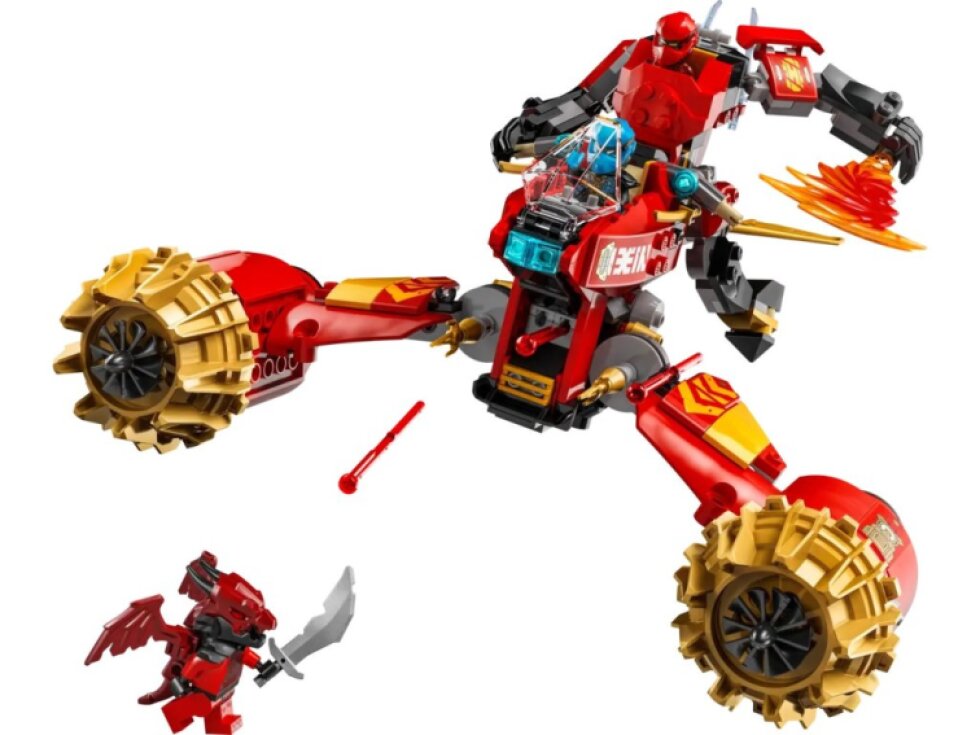 LEGO® NINJAGO® Kaiův bouřný jezdec a robot 71830