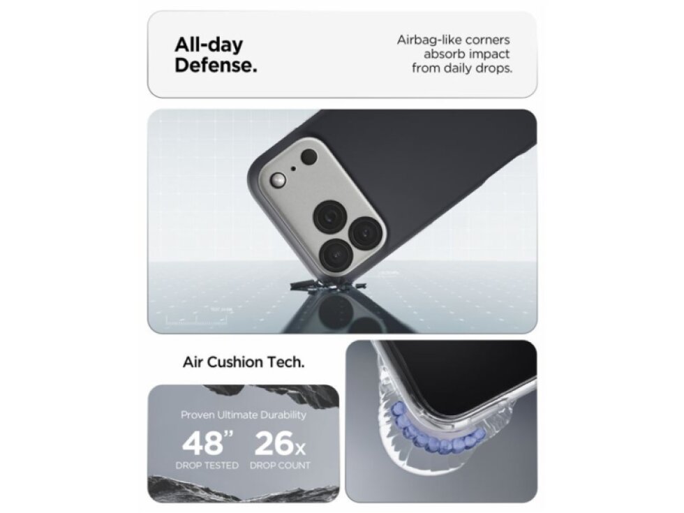 Spigen Nano Pop MagSafe Kryt pre iPhone 17 Pro Max - Čierny Sezam