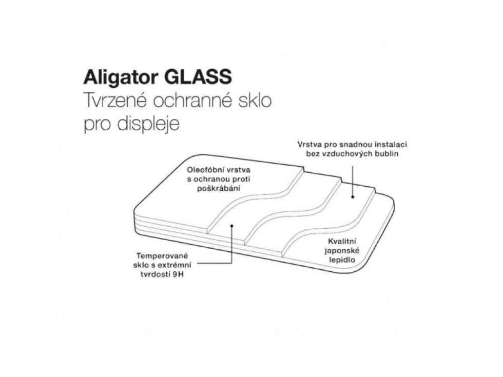 ALIGATOR GLASS ULTRA Ochranné sklo pre iPhone 17 Air