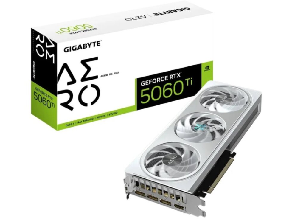 GIGABYTE GeForce RTX 5060 Ti AERO OC 16G