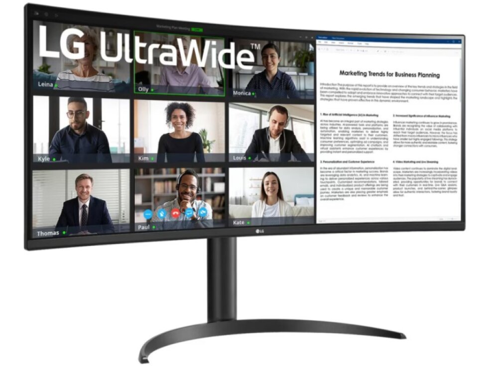 34" monitor LG 34WR55QK-B