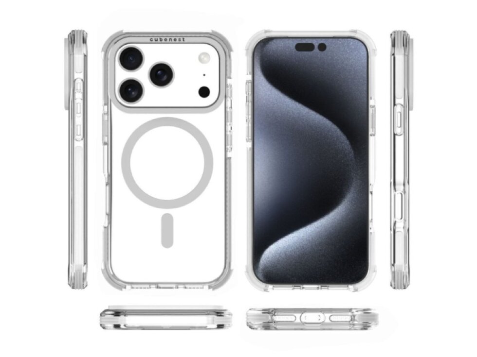 Cubenest Kryt pre iPhone 17 Pro - MagPro Strong Guard Biely