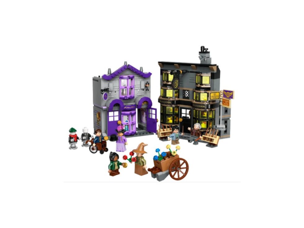 LEGO® Harry Potter™ Ollivanderův obchod a Obchod madame Malkinové 76439