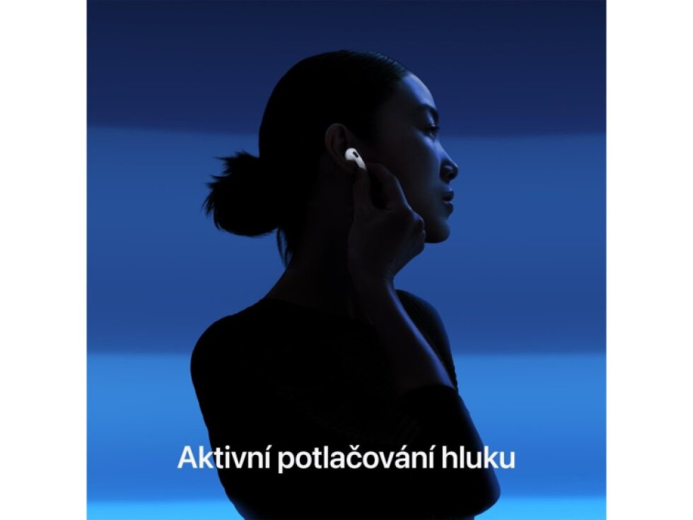 Slúchadlá Apple AirPods 4 s aktívnym potláčaním hluku (ANC) (MXP93ZM/A)