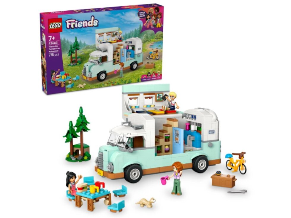 LEGO® Friends Dobrodružství s karavanem přátelství 42663