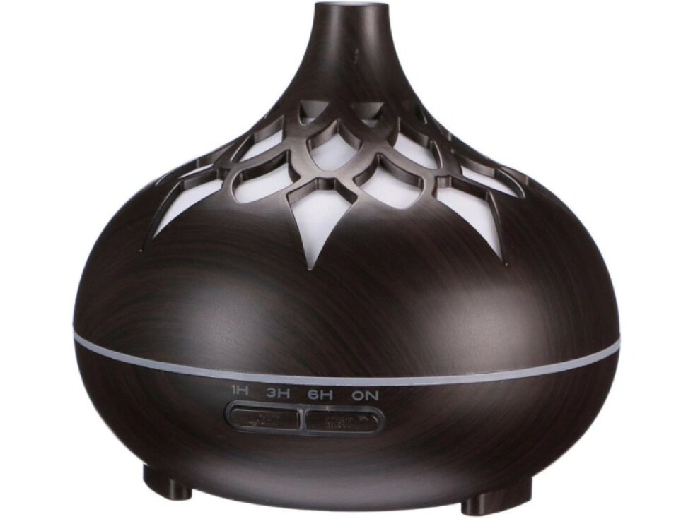 SIXTOL Aroma Difuzér Palm, tmavé drevo, 500ml