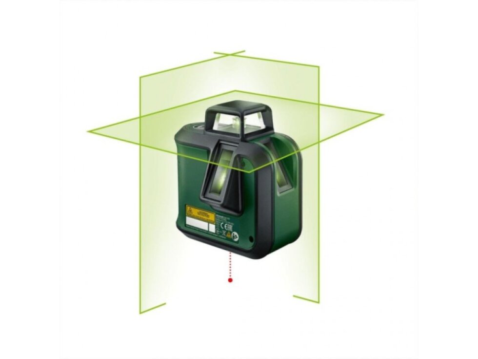 BOSCH PLL 360-1G: 360° Zelený Laser & Statív