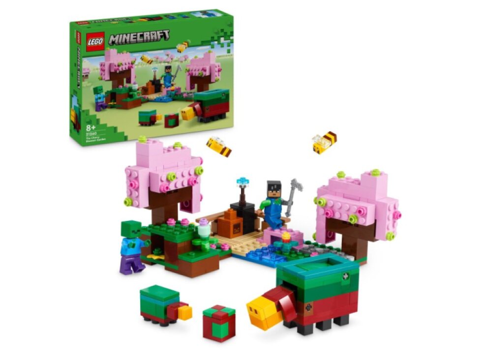 LEGO® Minecraft® Zahrada s rozkvetlými třešněmi 21260