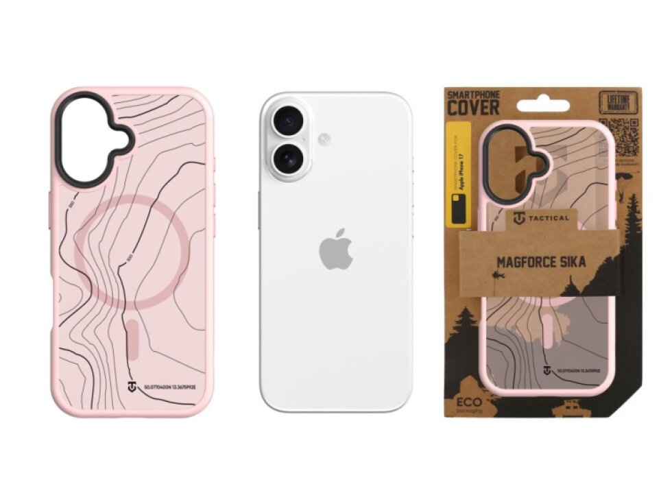 Taktický kryt MagForce Hyperstealth Sika pre iPhone 17 - Ružový