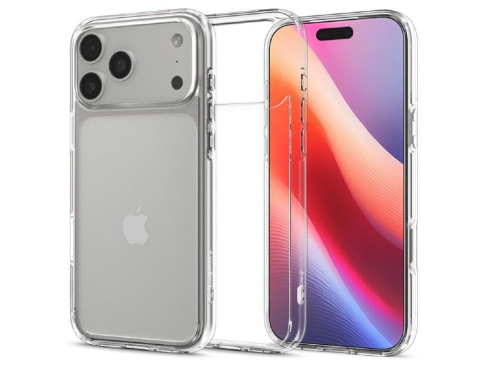 Spigen Ultra Hybrid kryt - iPhone 17 Pro Max, crystal clear