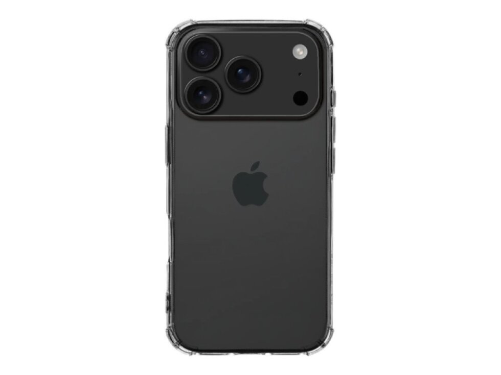 Taktický TPU Plyo kryt pre iPhone 17 Pro - Priehľadný