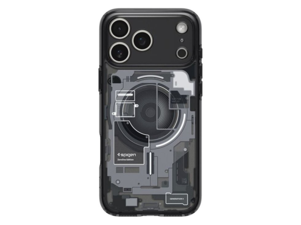 Spigen Ultra Hybrid MagSafe kryt pre iPhone 17 Pro - Čierny