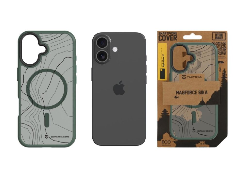 Taktický kryt MagForce Hyperstealth Sika pre iPhone 17 - Forest Green