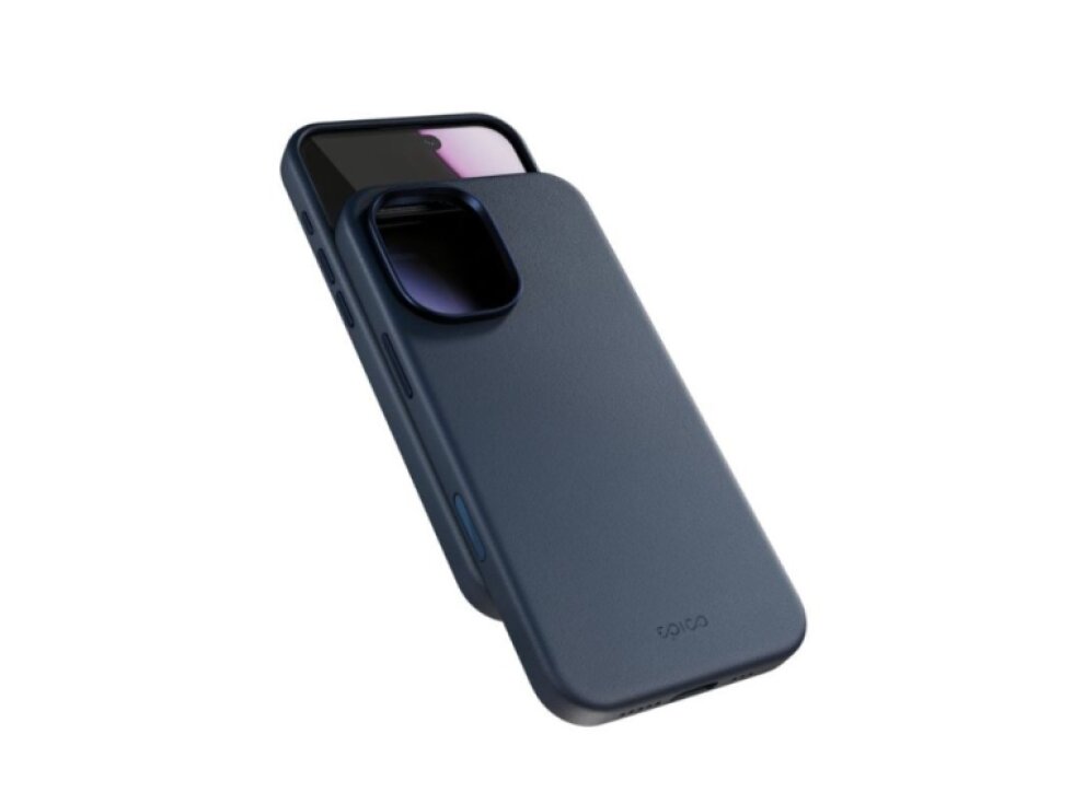 Epico Pro Mag+ Kožené puzdro pre iPhone 17, modré