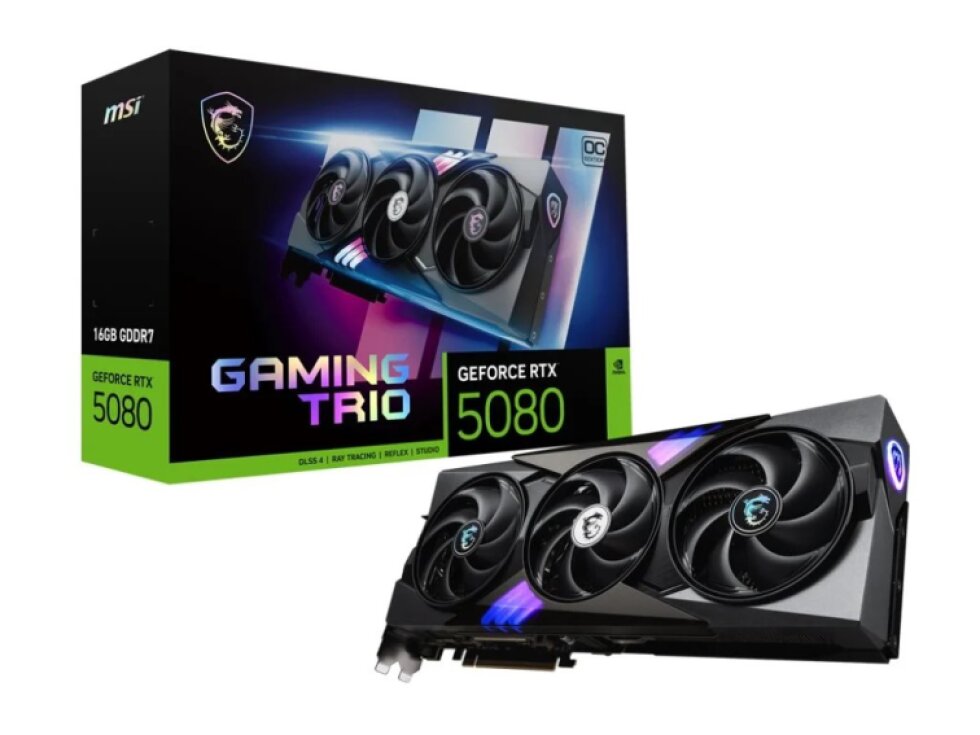 MSI GeForce RTX 5080 16G GAMING TRIO OC