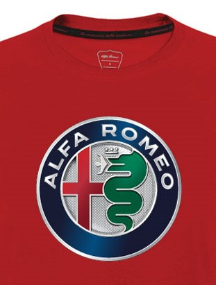 Alfa Romeo tričko červené s logem AR vel.XXL