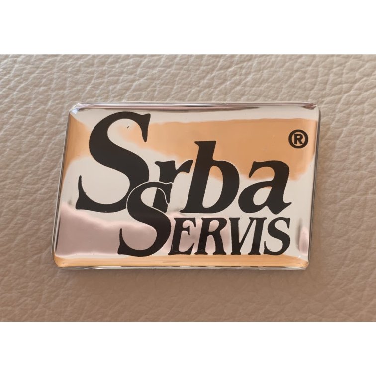 Srba Servis stříbrné logo
