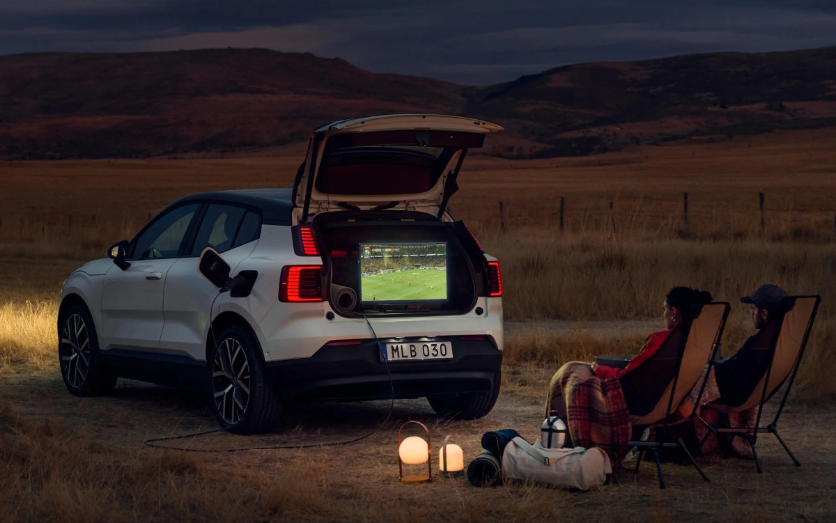 Společnost Volvo Cars mění model EX30 na pojízdnou powerbanku