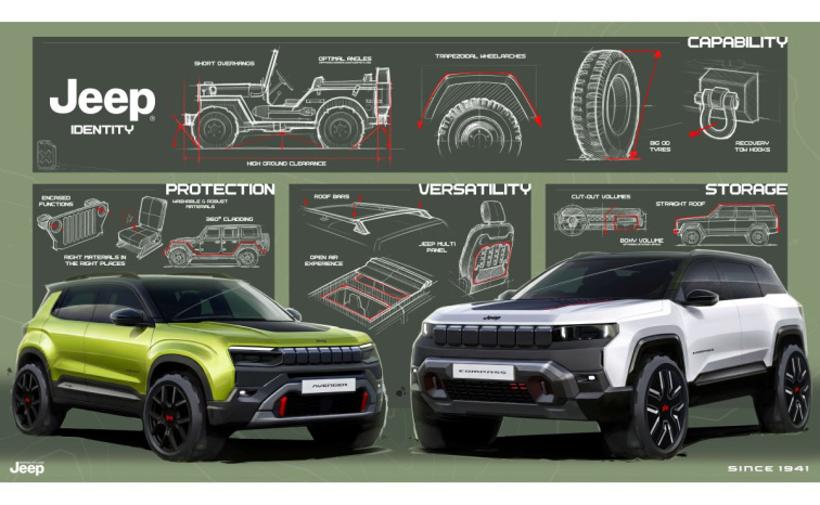 Z kresby k legendě: designový tým Jeep® odhaluje tajemství identity značky