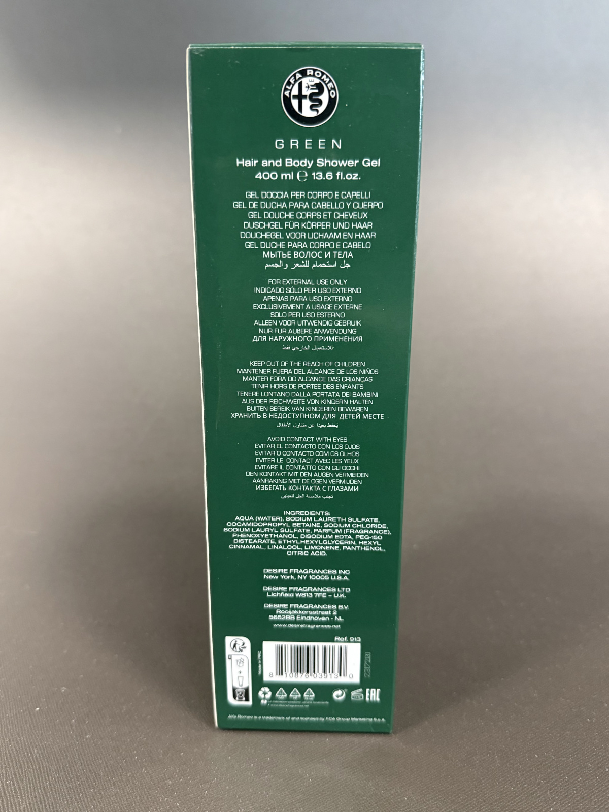 Alfa Romeo Green sprchový gel 400 ml