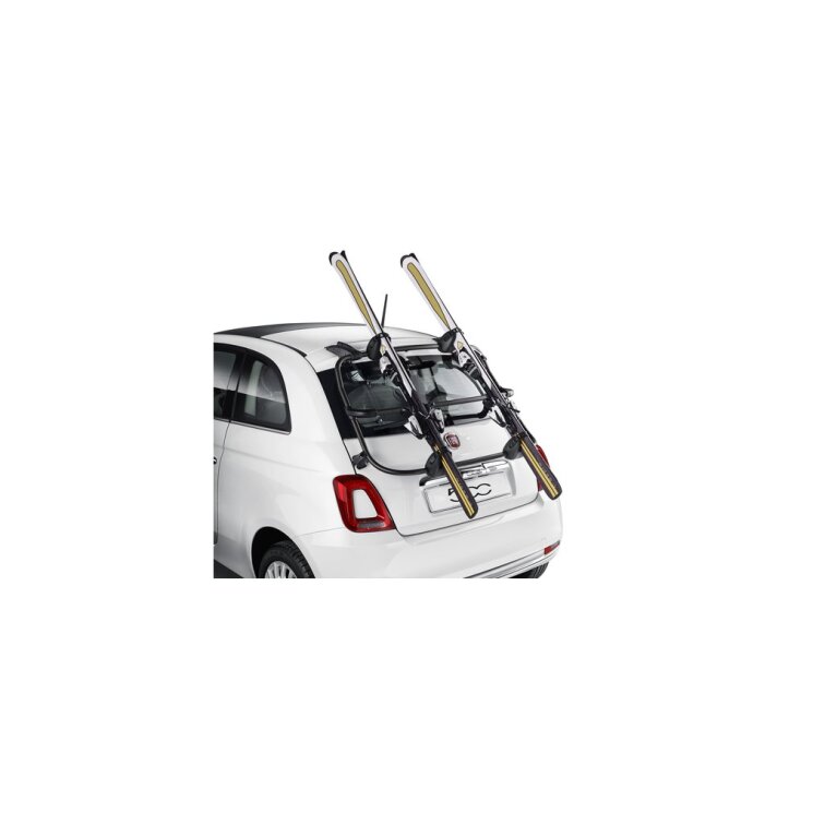 Nosič lyží pouze jeden pár Fiat 500
