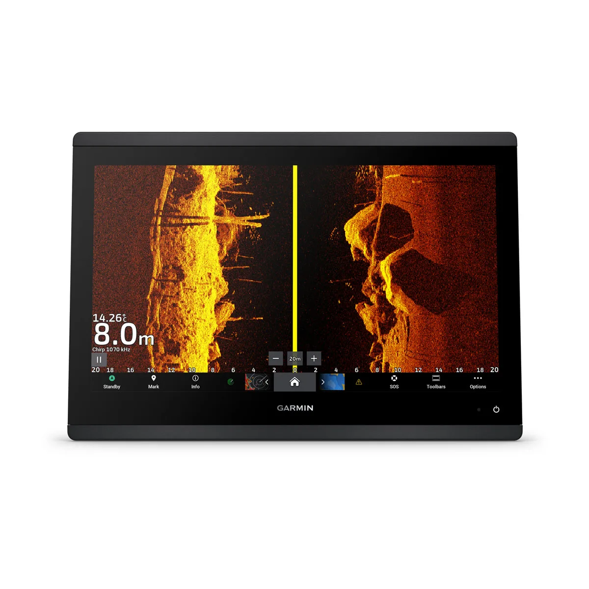 Garmin Sonar Mapový Plotter GPSMAP 1623xsv Bez Sonarové Sondy