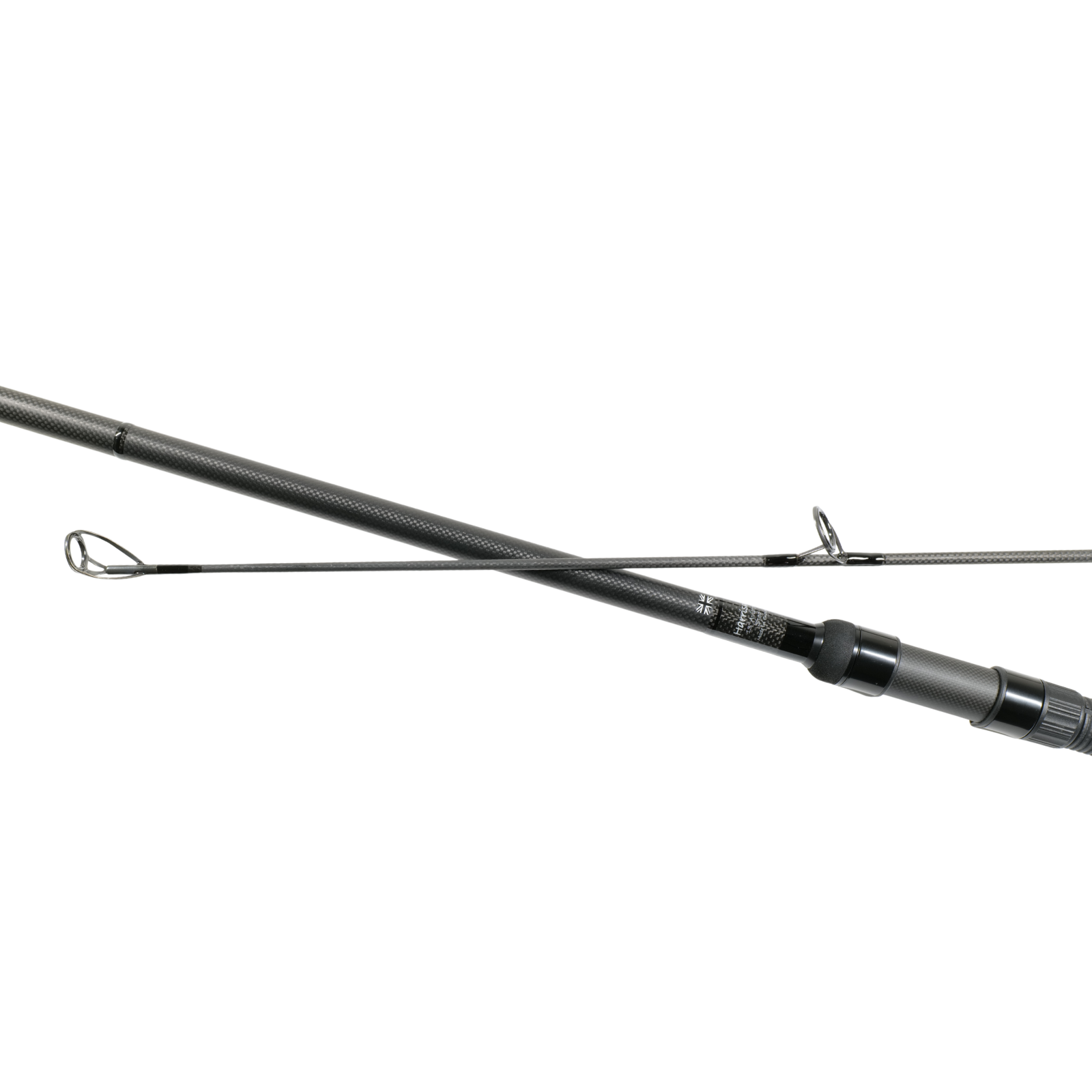 Harrison kaprový prut Aviator Spod 13ft 5lb All Black, sedlo 1K Carbon, Fullshrink, Kigan ZD Anti Tangle Gunsmoke 50mm