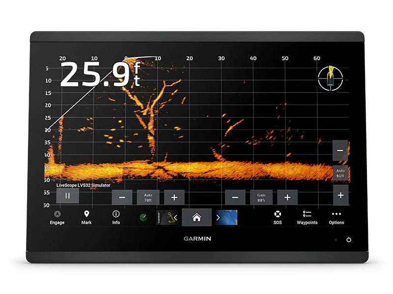 Garmin Sonar Mapový Plotter GPSMAP 1623xsv Bez Sonarové Sondy