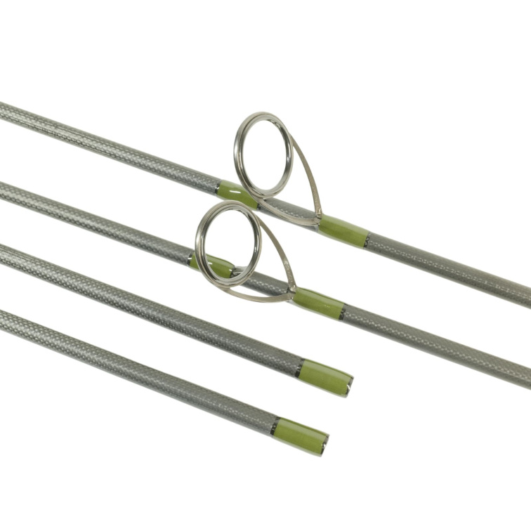 Harrison kaprový prut Aviator 11ft 3lb, Green Elite Edition, Alps ARD Black Matt, Kigan ZDZ 50mm Gunsmoke, Green Olive Duplon