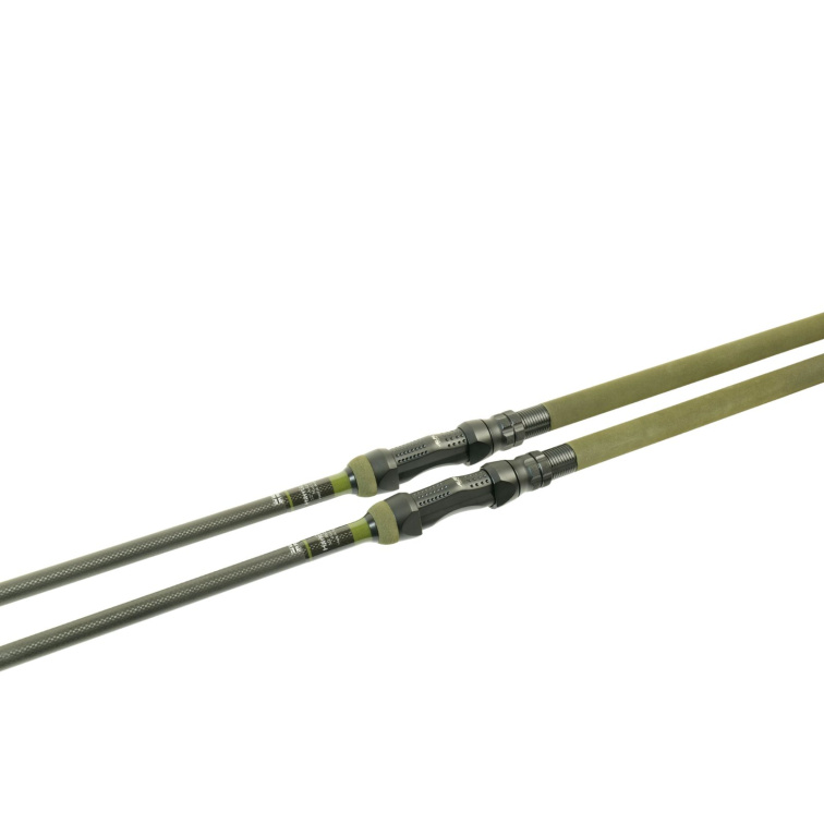 Harrison kaprový prut Aviator Plus 2 12ft 3,5lb, sedlo Alps Ard Black Matt, Olive Green Duplon, Kigan ZDZ Gunsmoke 50mm