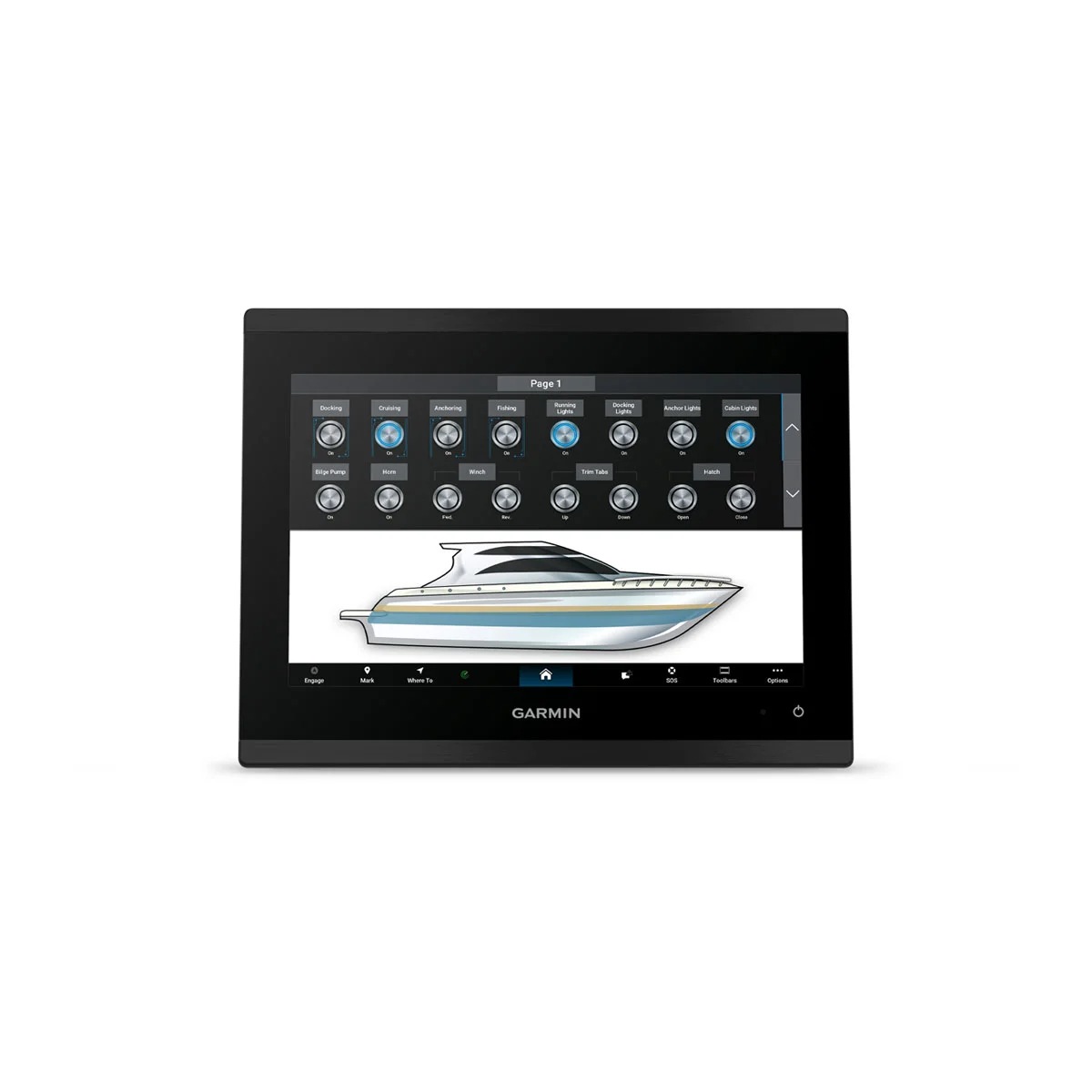 Garmin Sonar Mapový Plotter GPSMAP 9010xsv Bez Sonarové Sondy