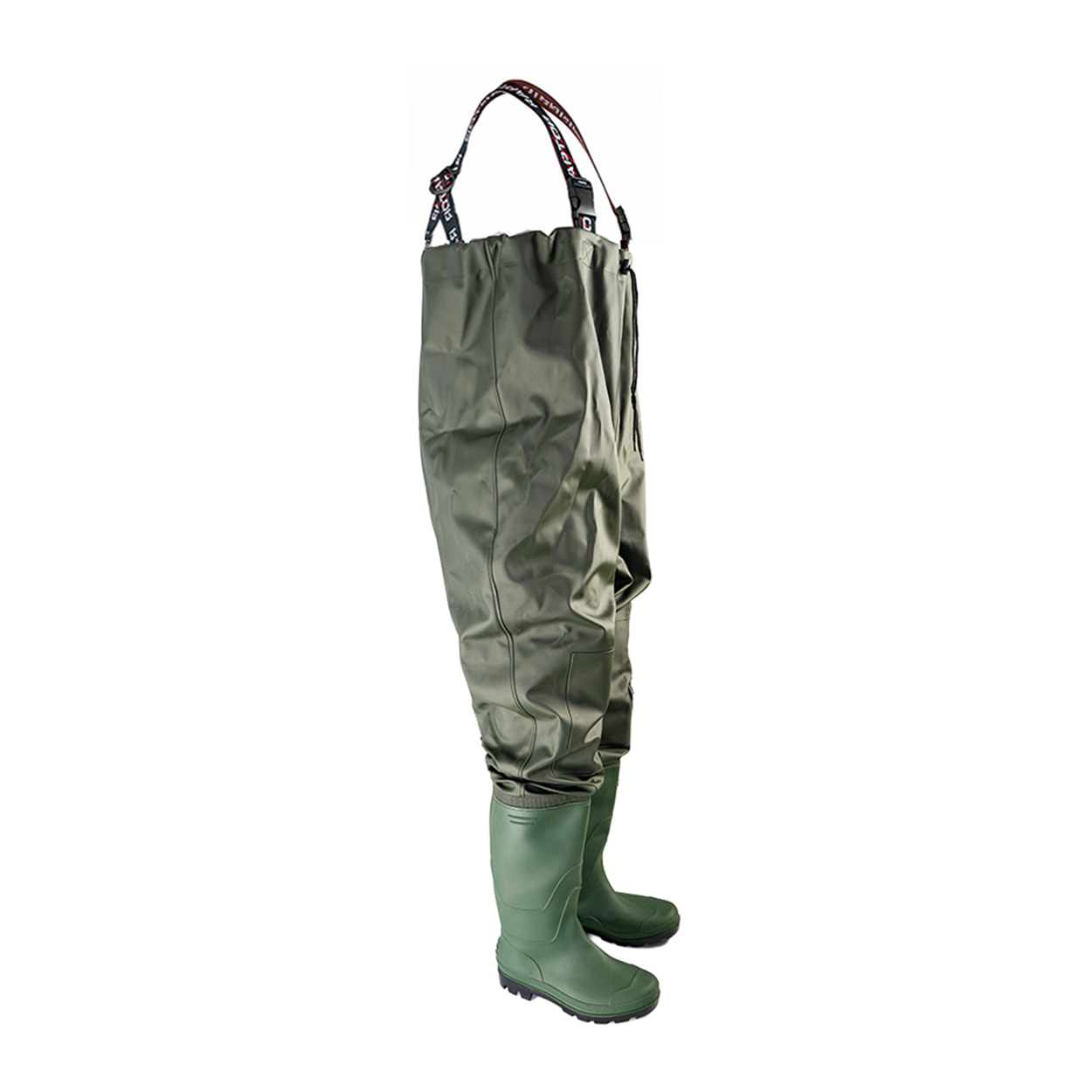 Raptor Rybářské Prsačky PVC Zelené Široké Plus Fit
