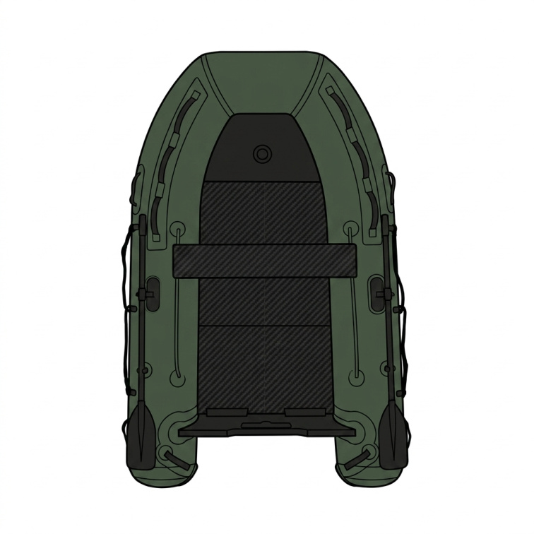 ČLUN RAPTOR 300 X WIDE GREEN CARBON