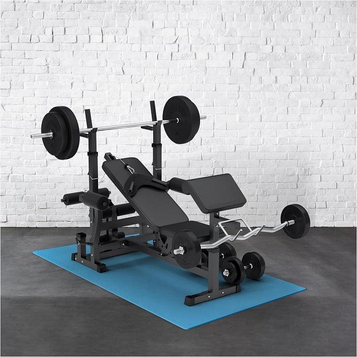 Floor Protection Mat Set with 6 Pieces + End Pieces