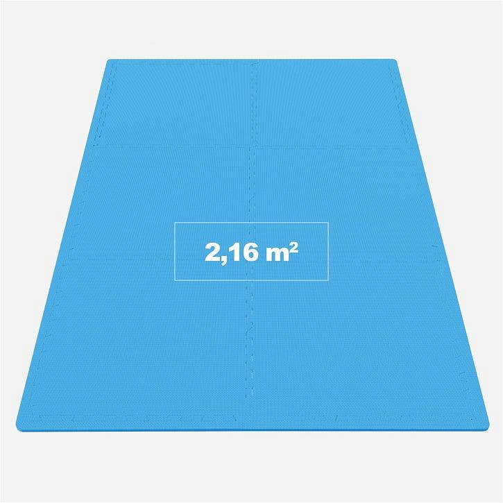 Floor Protection Mat Set with 6 Pieces + End Pieces
