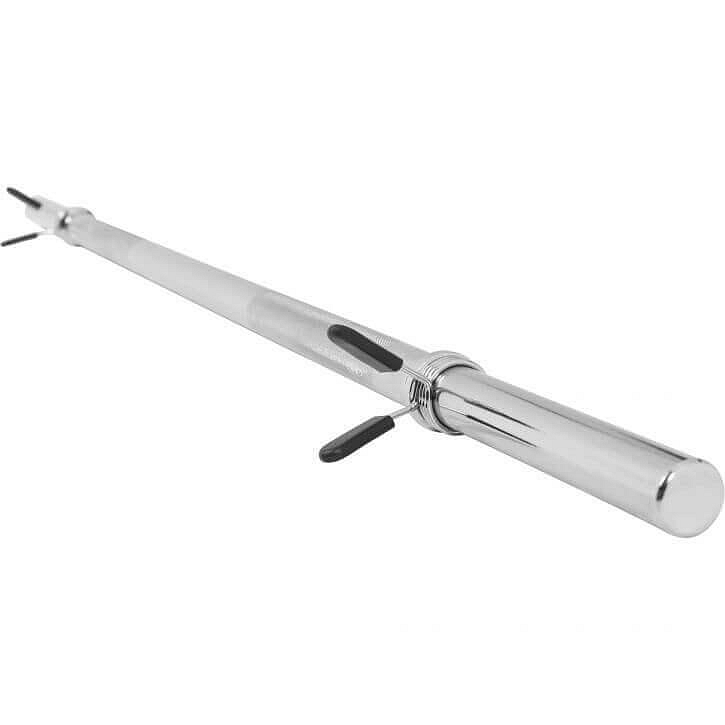 Barbell Bar Chrome 120 cm with Spring Collars