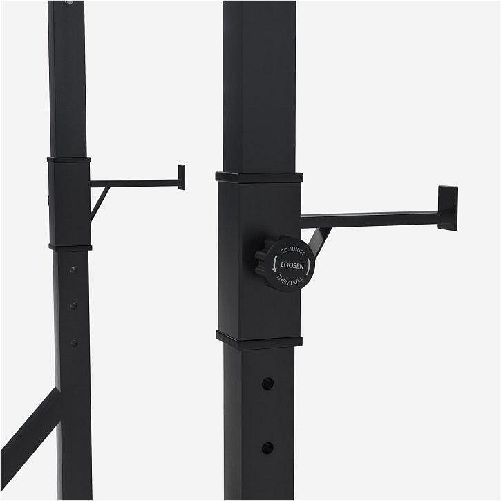 Adjustable Squat Rack Black
