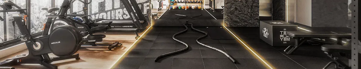 Adjustable Squat Rack Black